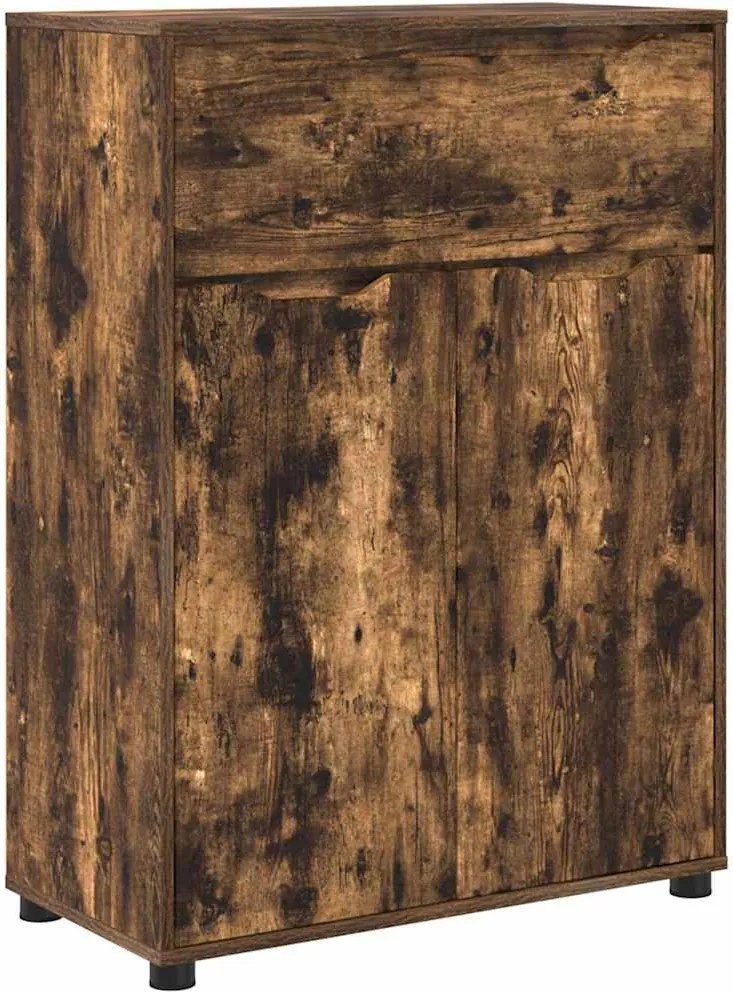vidaXL Fürdőszoba Székény Füstölt tölgy 72,5 x 36,5 x 100 cm Faanyag