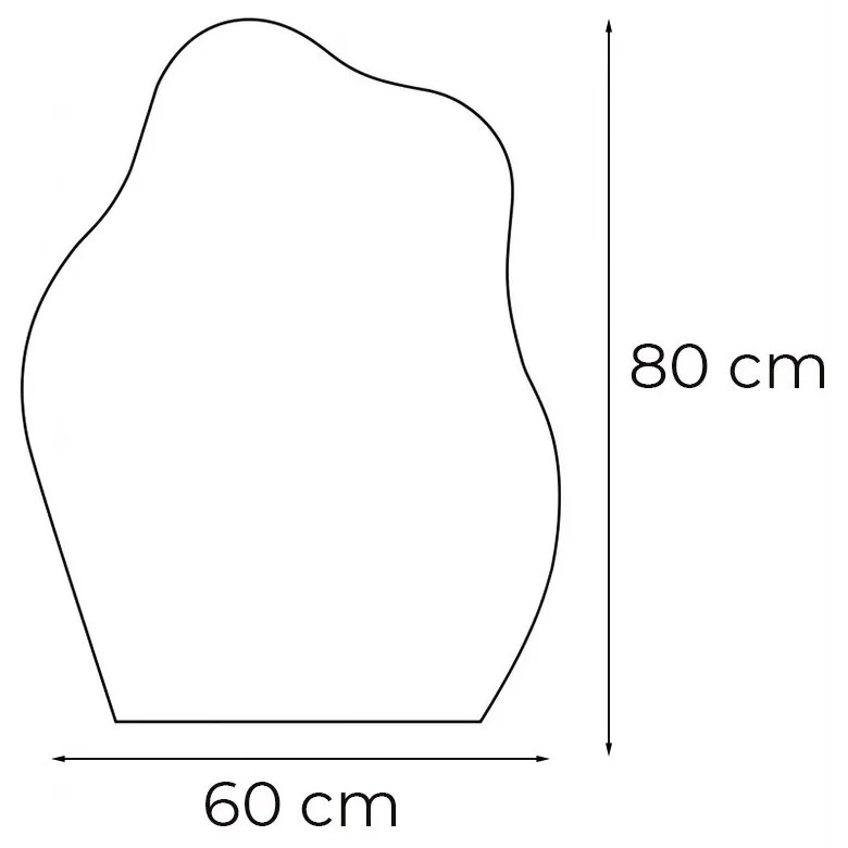 Wave 60 tükör led világítással