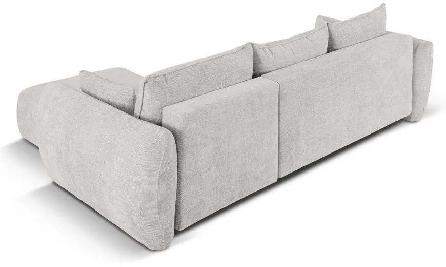Világosszürke sarokkanapé (jobb oldali) Matera – Cosmopolitan Design
