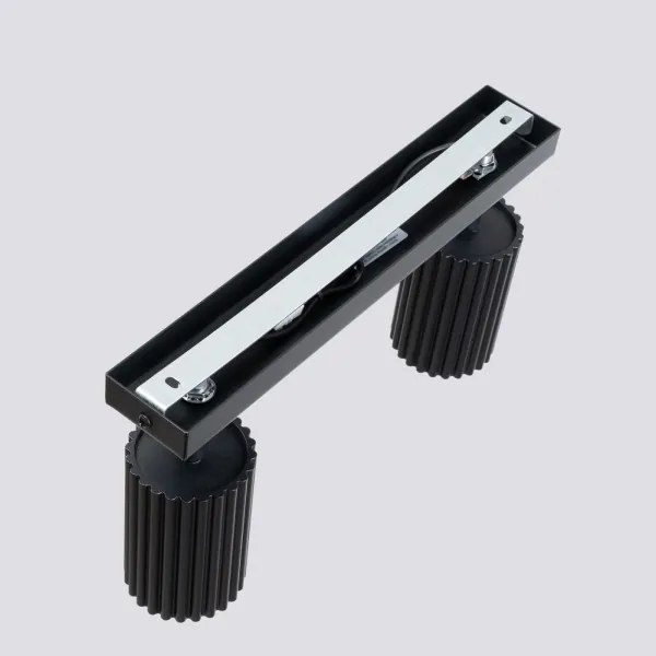 Sollux SL.1580 - Spotlámpa KARBON 2xGU10/10W/230V fekete