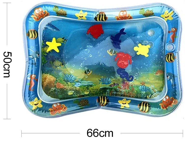 Gyermek vizes játékszőnyeg tengeri világ motívummal