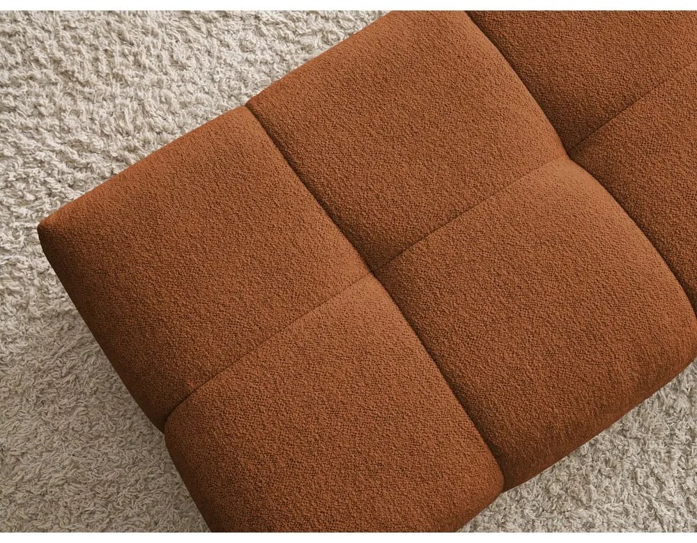 Terrakotta színű zsenília lábtartó Everest – Bobochic Paris