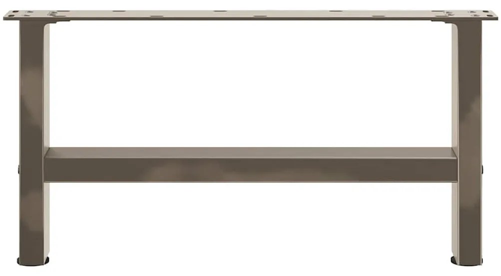 2 db natúr acél dohányzóasztal láb 70 x (30-31) cm acél