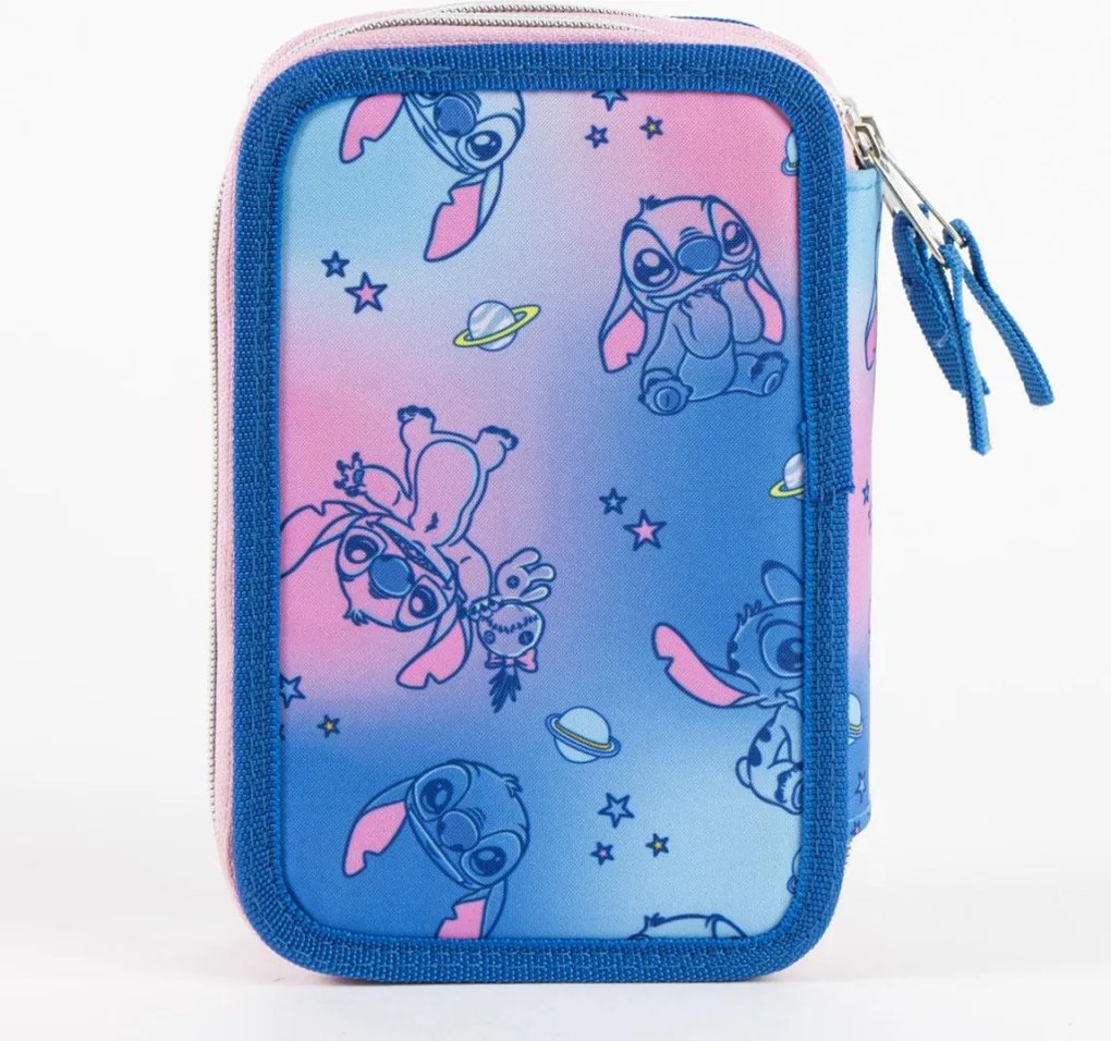 Disney Lilo és Stitch, A csillagkutya Galaxy tolltartó töltött 3 emeletes