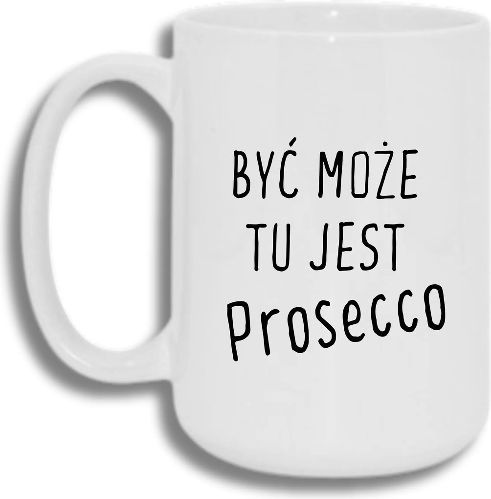 Bögre Fehér Nagy 440ml Ajándék Vicces Itt Van Prosecco