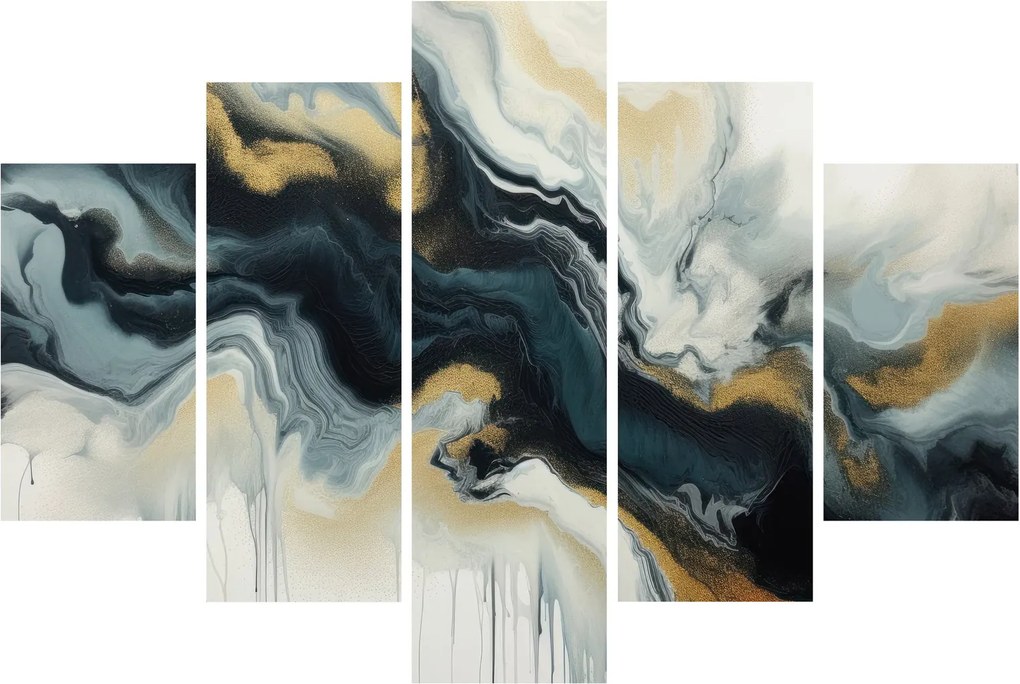 Kép - Márványozott rajz (150x105 cm)