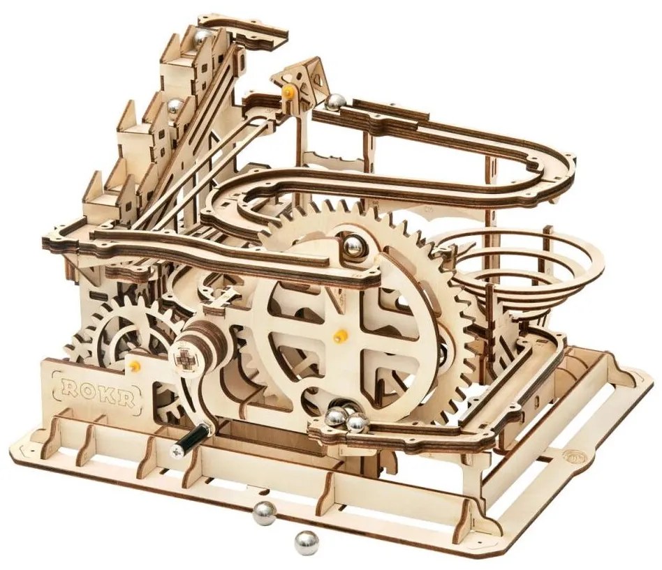 RoboTime - 3D Üveggolyó pálya puzzle Spirál