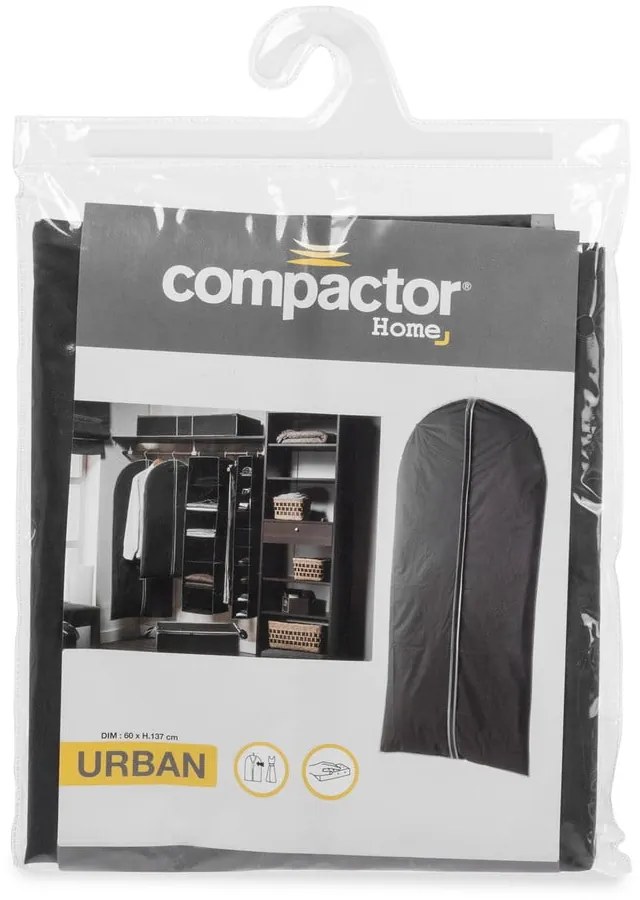 Dress Bag fekete felakasztható ruhahuzat - Compactor