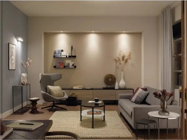 4 darabos Philips Hue WHITE AMB. dimmelhető LED GU10 izzó, 4,2 W, 230 V, 2200–6500 K