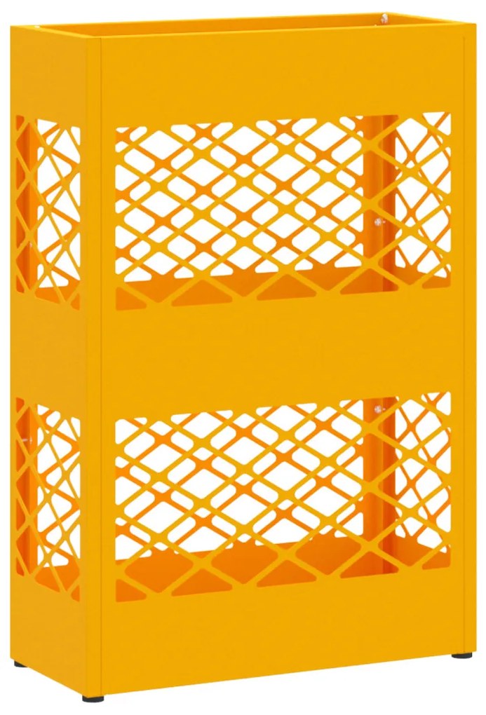 Mustár Sárga Ernyőtartó, 28x12x41 cm, Acél