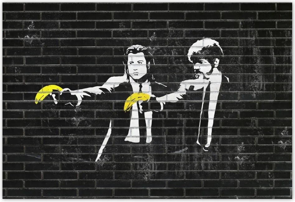 Fotótapéta flizelina 152x104 Banksy Banana Fiction