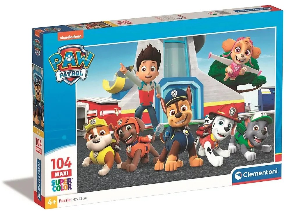 Mancs Őrjárat Base 104 db-os maxi puzzle Clementoni