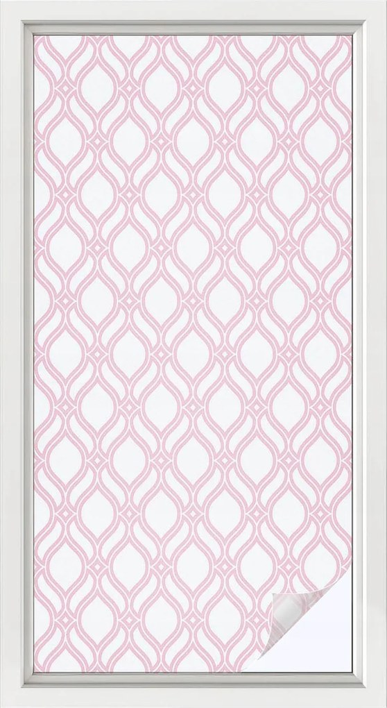 Szélvédőfólia Ablakvédő Rózsaszín vonalak 50x100 cm