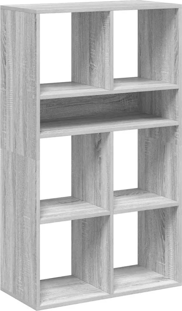 vidaXL könyvszekrény szürke sonoma 66x31x112 cm szerelt fa