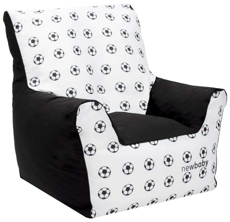 Gyermek JUNIOR fotel golyókkal töltött New Baby Football