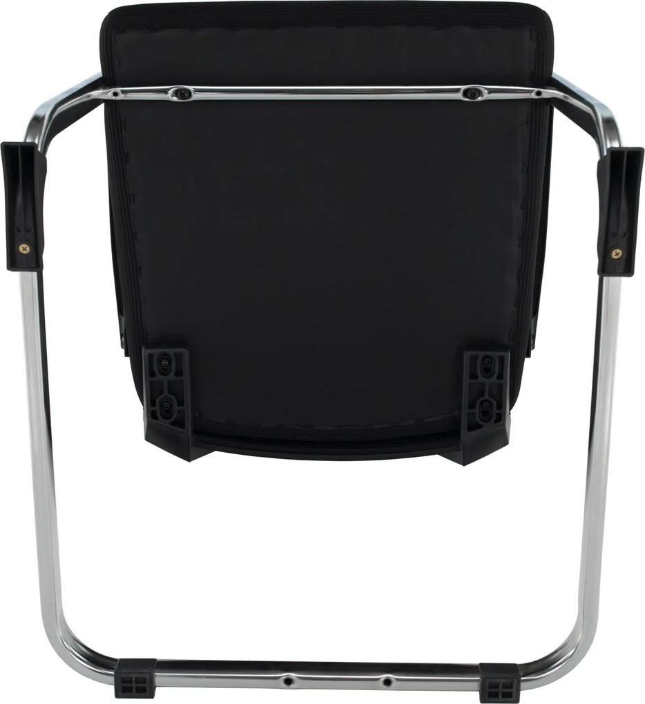 Tárgyalószék, fekete, RAVIL