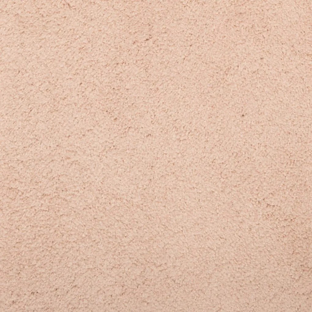 HUARTE púderszínű rövid szálú puha és mosható szőnyeg 100x200cm