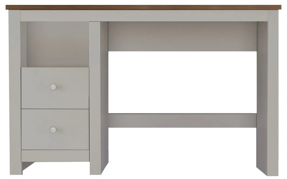 Íróasztal tölgyfa dekoros asztallappal 50x120 cm Emerald – Støraa