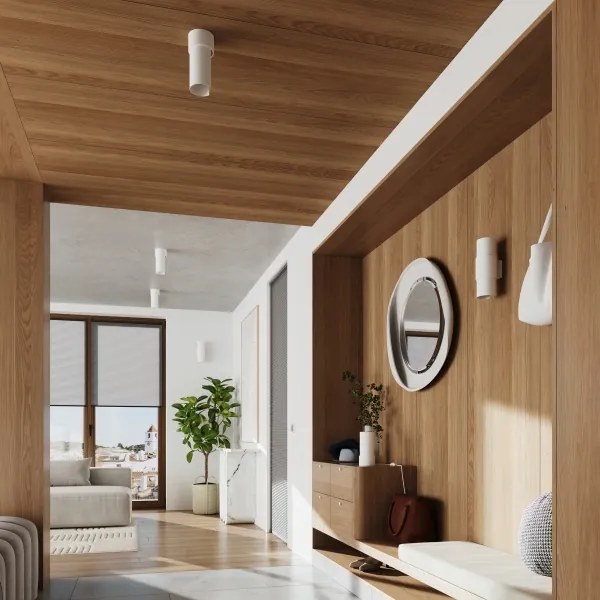 Sollux SL.1674 - Fali lámpa FLASH 2xE27/15W/230V fehér