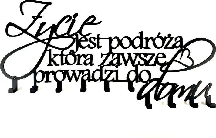 Ruhaakasztó Falra Szerelhető Kulcstartó Előszobába Fehér