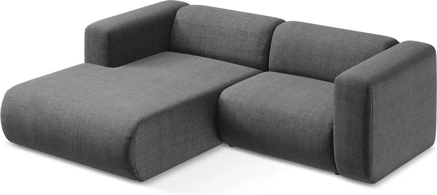 Szürke sarokkanapé (bal oldali-heverő résszel) Ekahi – Makamii