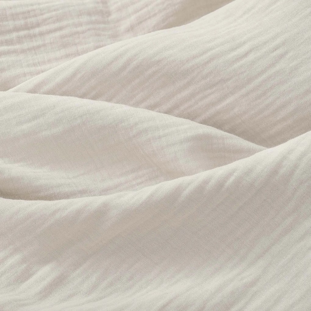 Goldea muszlin párnahuzat - természetes 40 x 40 cm