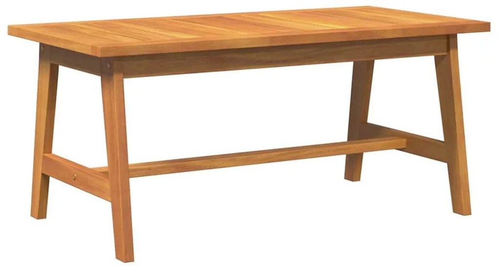 vidaXL Dohányzóasztal Olaj Természetes Tömör Akácfa