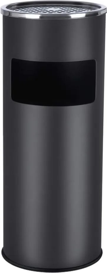 SMOKE álló hamutartó szemetes, 60,5x24,5 cm, fekete SongmicsHome