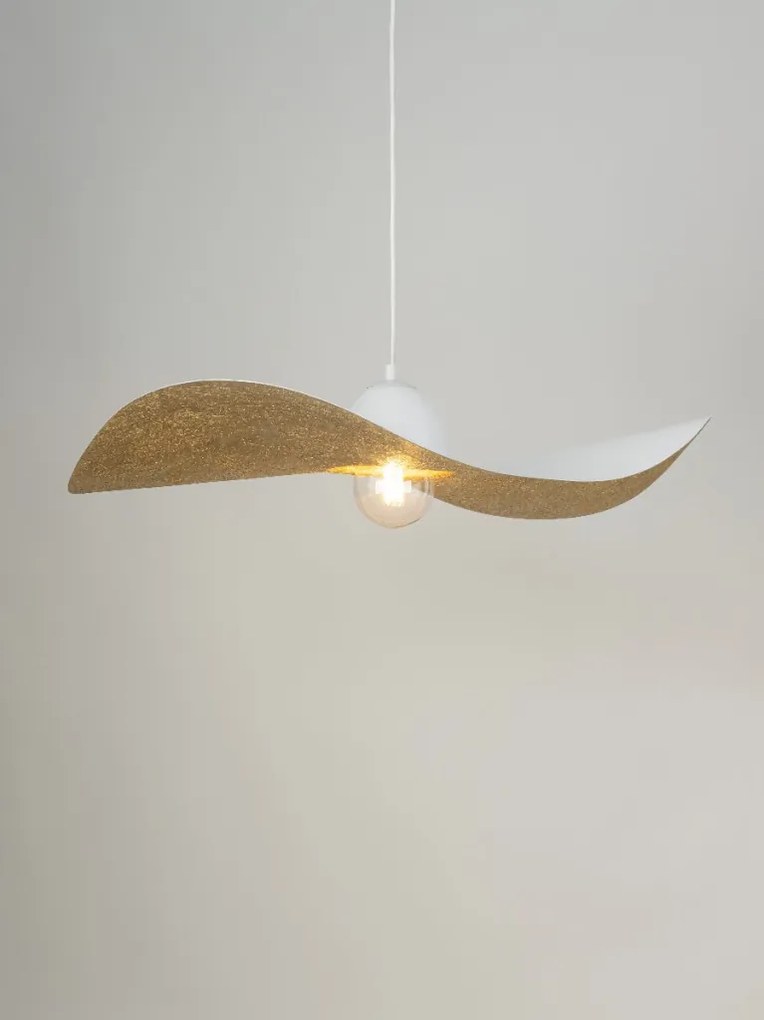 SIGMA LIGHTING 32338 KAPELLO Modern Függesztett Lámpa Fehér, Arany E27 IP20