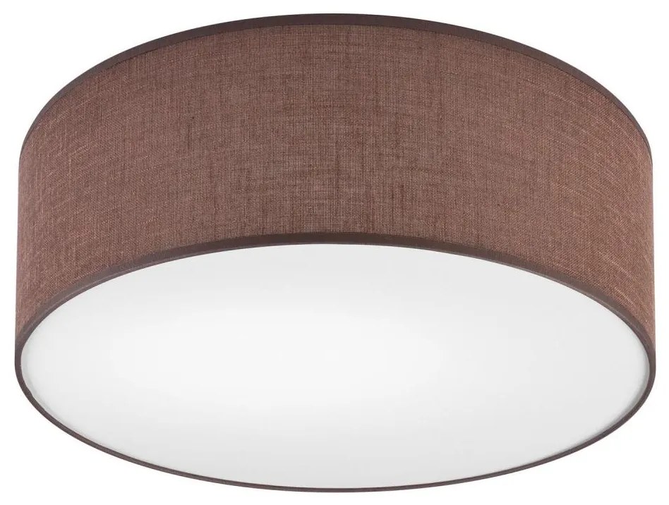 SIRJA mennyezeti lámpa 1xE27/60W/230V, 35 cm átmérő, barna