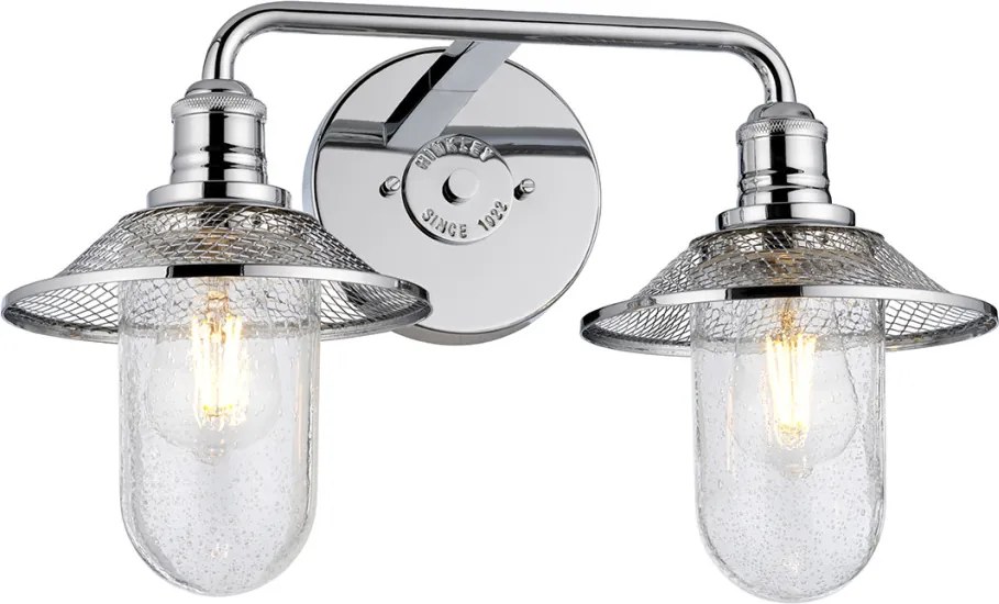 Quintiesse RIGBY QN-RIGBY2-BATH-PC Fali lámpa 2x40W/E27 IP44