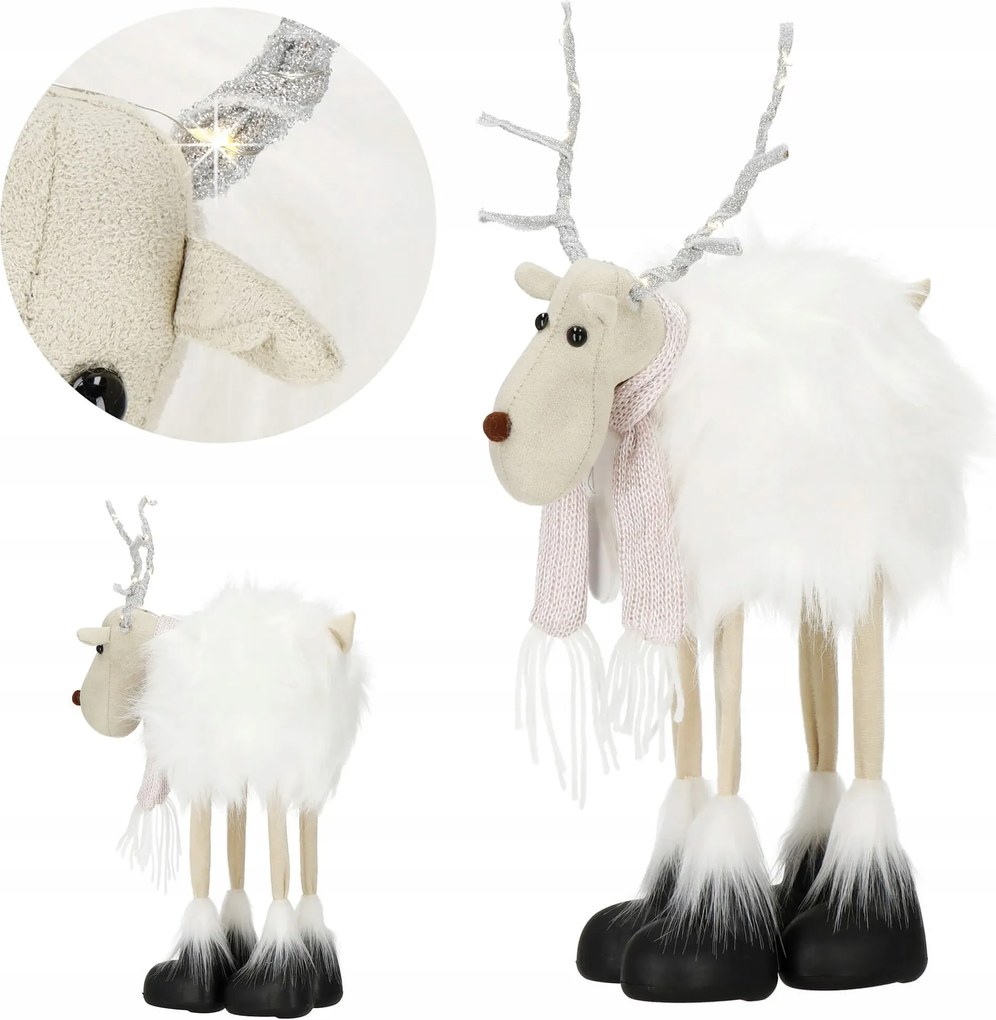 Karácsonyi Figura Rénszarvas Álló Led 48cm Karácsonyi Dekoráció