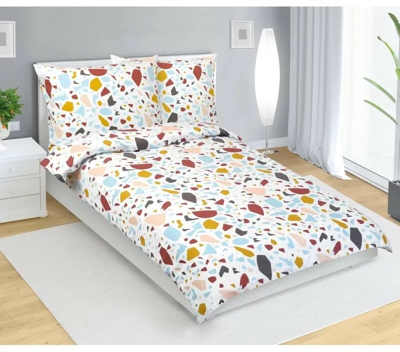 Bellatex Flanel ágynemű Mozaika, 140 x 220 cm, 70 x 90 cm