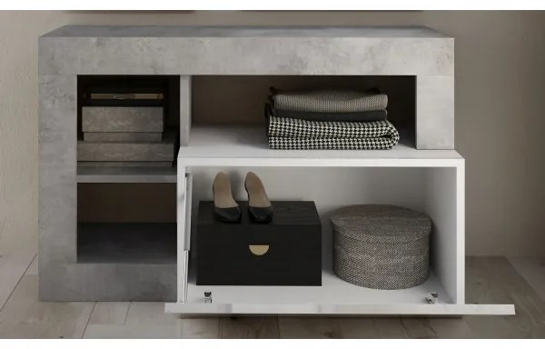 Pad LENOR fehér/szürke beton