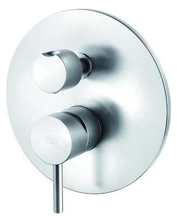 Paffoni - LIGHT falba süllyeszthető zuhanycsaptelep, rozsdamentes acél