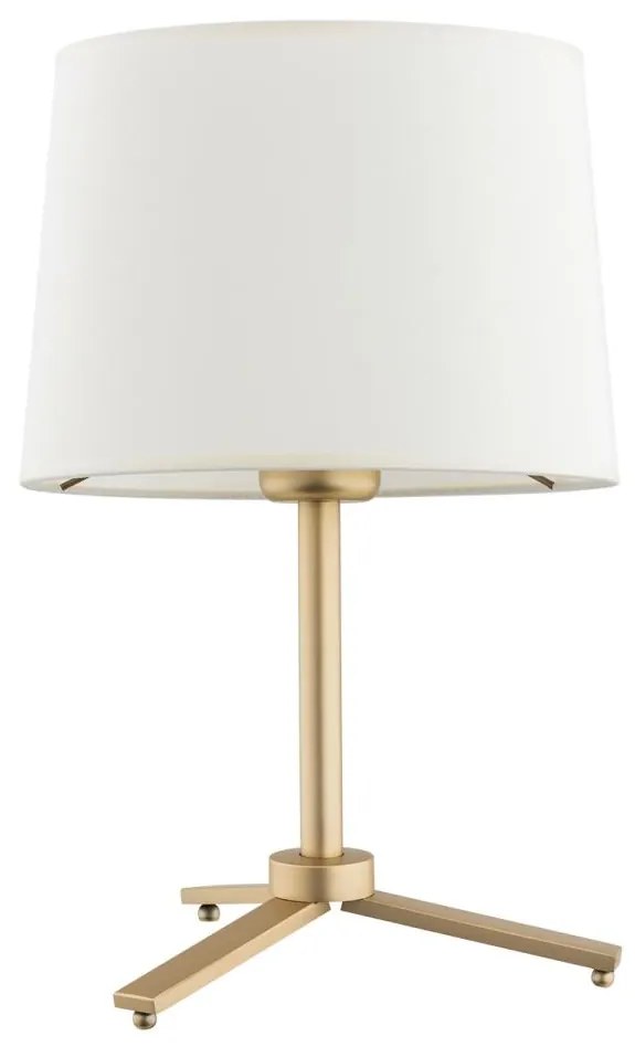 Argon 8318 - Asztali lámpa CAVALINO 1xE27/15W/230V 39 cm krémes/arany