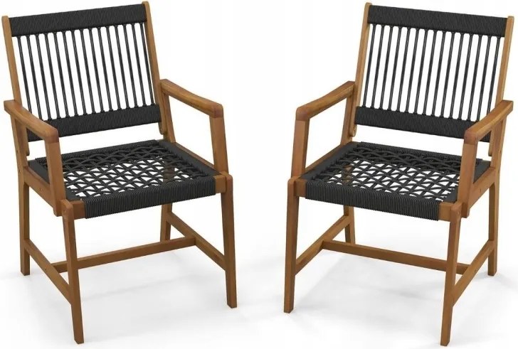 Fonott Szék Szett 2 Db 57 X 64 X 90 CM