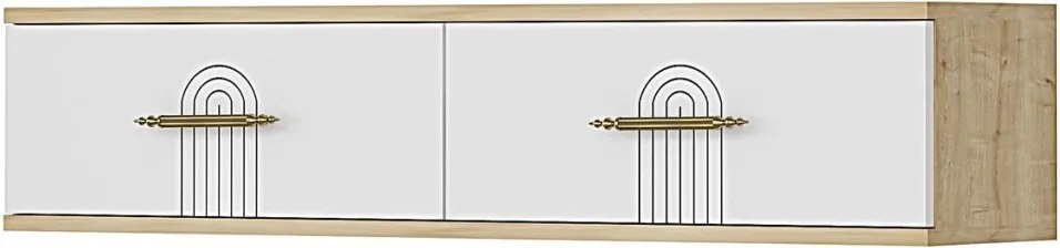 Ida 120 - Sapphire Oak, White