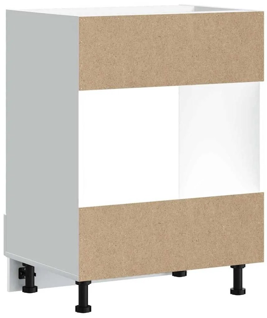 vidaXL Kalmar fehér szerelt fa sütőszekrény