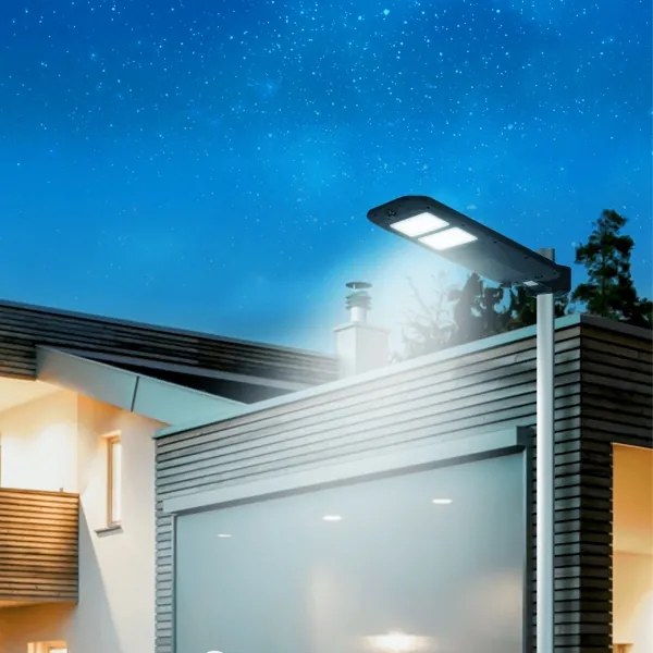 Aigostar - LED napelemes utcai lámpa érzékelővel LED/180W/4V 7500mAh IP65 + távirányító