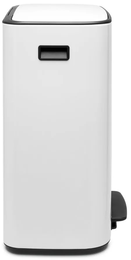 Fehér acél szelektív pedálos szemetes 60 l Bo – Brabantia