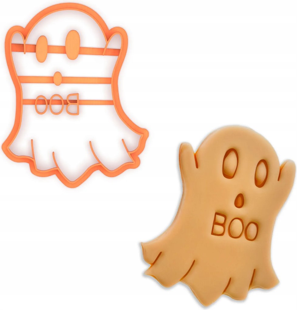 Prémium Mézeskalács Süteményforma Boo Szellem Halloween Sütemény