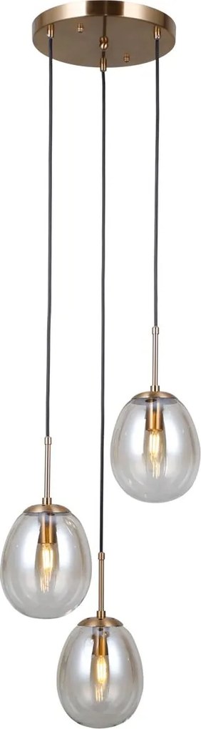 Italux modern függeszték meolo borostyán arany itxpnd-40825-3-gd