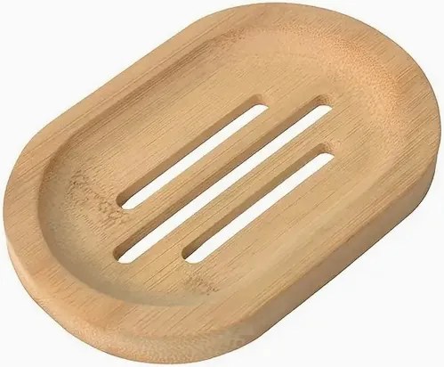 Bambuszfa szappantartó Eko ovális 13/9 cm