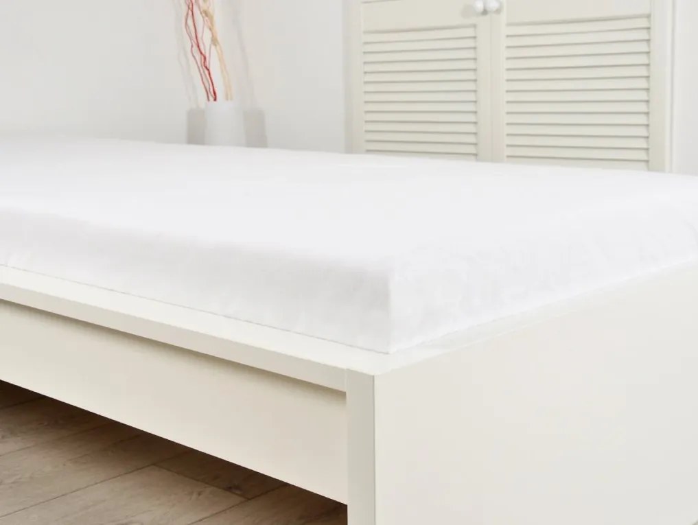 Pamut lepedő DELUXA 145x245 cm fehér