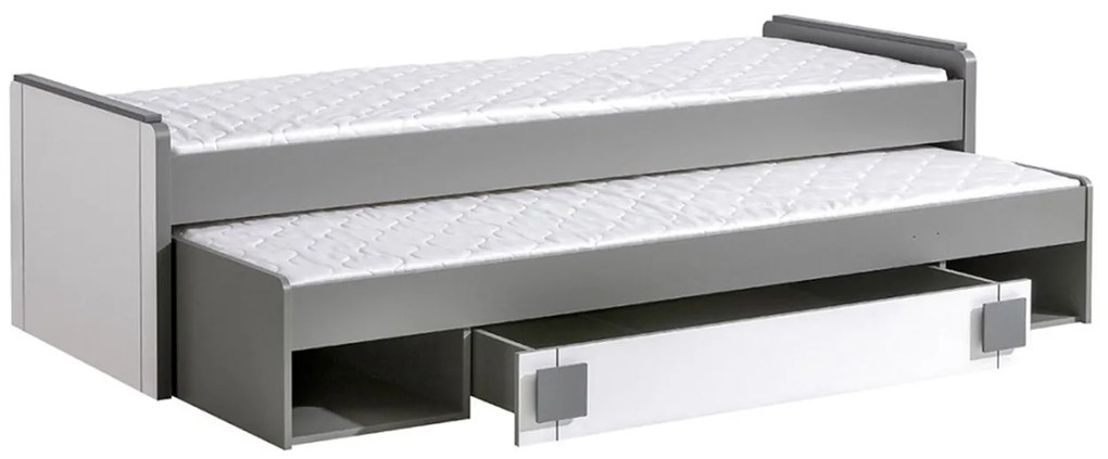 BAL-Bence G16 gyerekágy vendégággyal, ágyráccsal, ágyneműtartóval