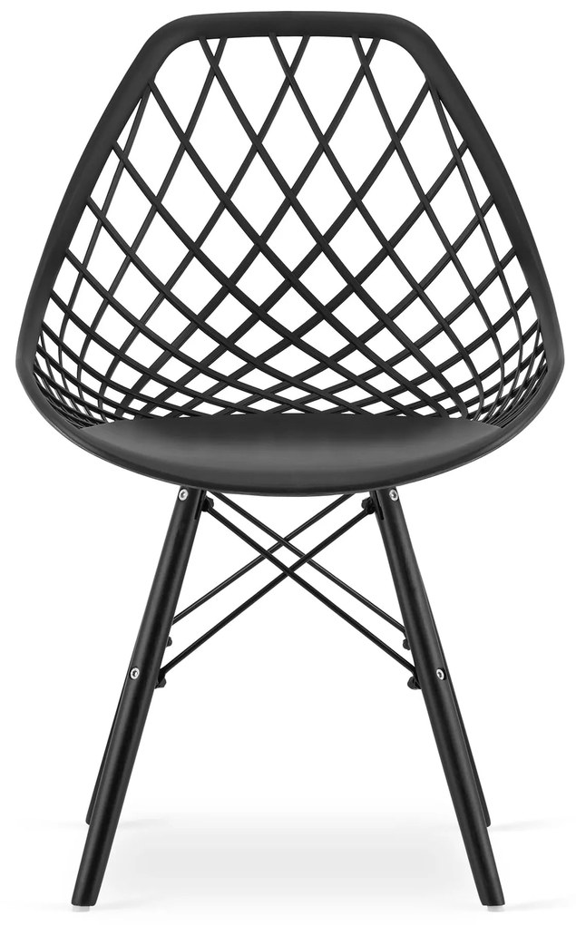 AKCIÓ Fekete ROTEN szék fekete lábakkal, II. osztály