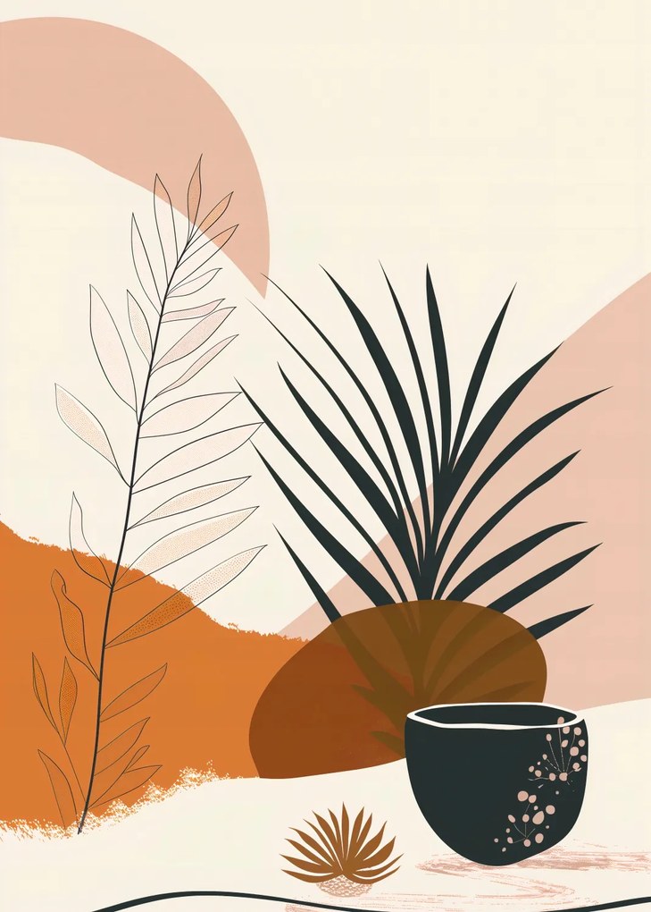 Poszter 50x70cm Harmonia Zen