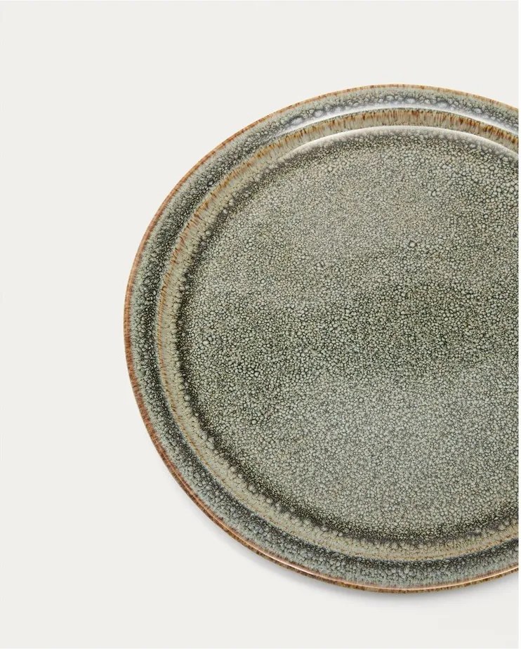 Szürke kerámia desszertes tányér ø 23 cm Coval – Kave Home