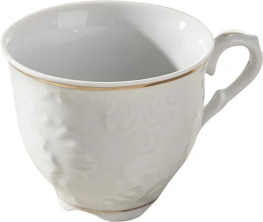 Ćmielów Rococo Kávéscsésze Espresso Fehér 100 ml 1 db Arany vonal